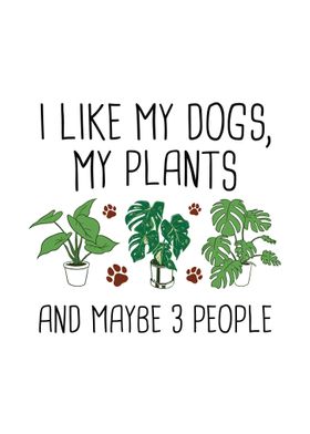 Houseplants Dog Dogs Gifts