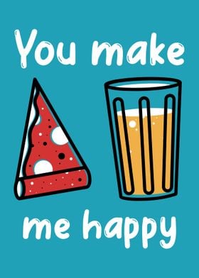 Make Me Happy Beer Pizza