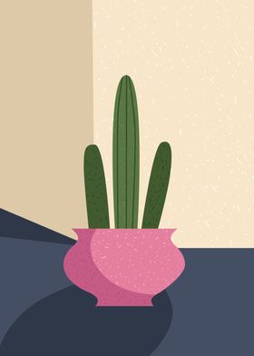 Adorable Cactus home decor/vase 