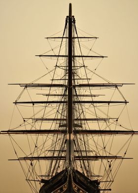 Cutty Sark at sunrise