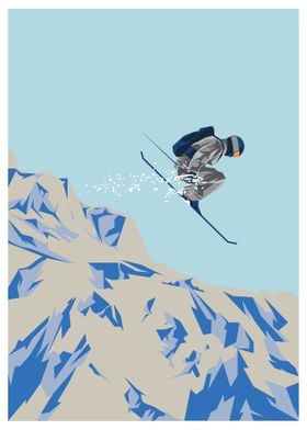 ski jump border