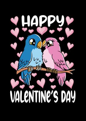 Valentines Day Couple Bird