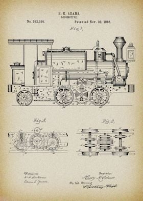 Locomotive Engine Patent