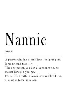 Nannie Definition