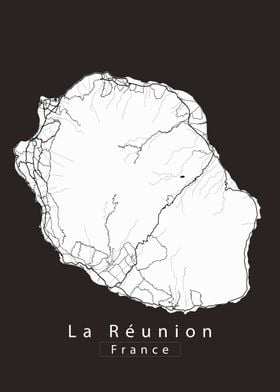 La Reunion Island Map