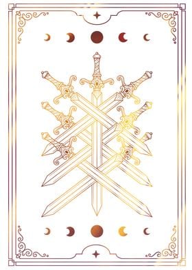 Tarot Seven sword