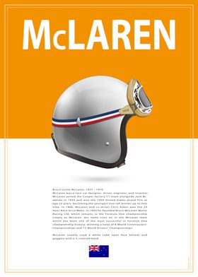 Bruce McLaren Helmet