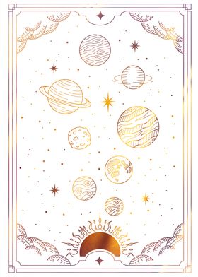 Tarot sun and space