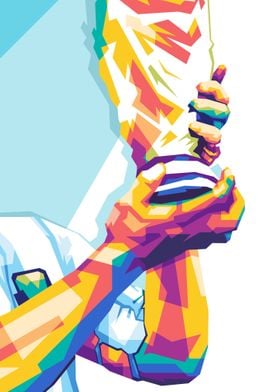 WPAP Lift the Cup POPART