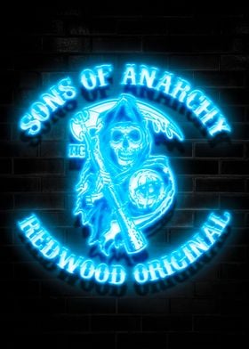 SONS OF ANARCHY NEON SIGN