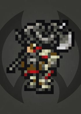 FF XIV Warrior WAR Pixel