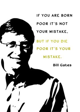 Bill Gates Quotes Poster