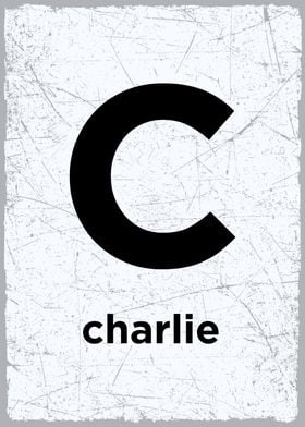 C is for Charlie