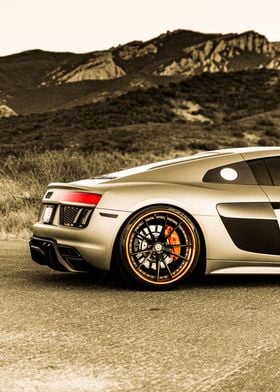 Audi R8 Back Car