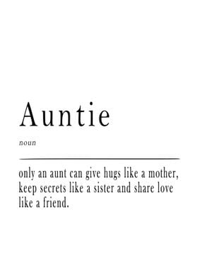 Auntie Definition