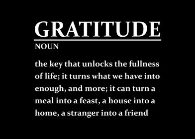 Gratitude