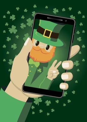 Leprechaun selfie