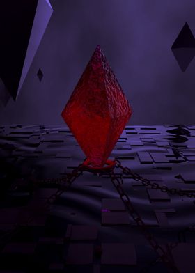 Red energy crystal