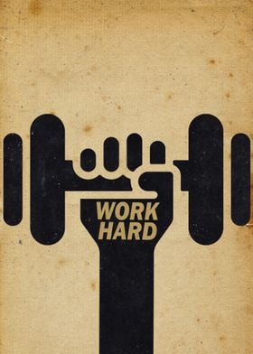 work hard