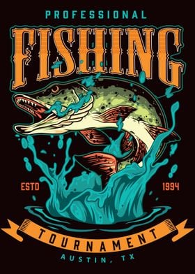 Fishing Tournament Poster