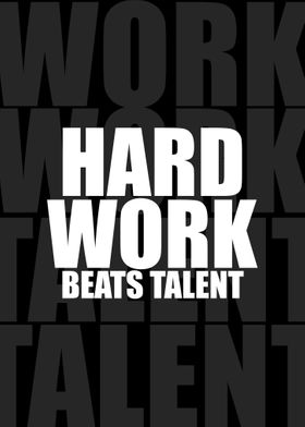 Hard Work Over Talent