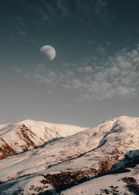 Moon Over Mountain