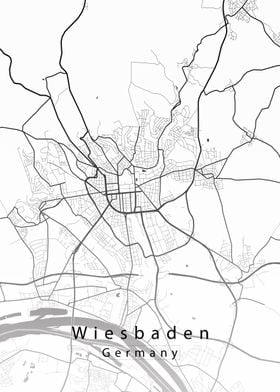 Wiesbaden City Map