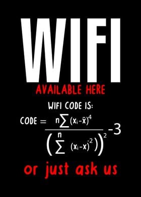 WIFI Sign Wall Art Decor