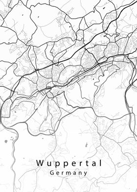 Wuppertal City Map