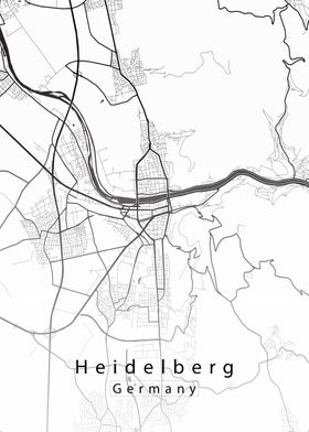 Heidelberg City Map