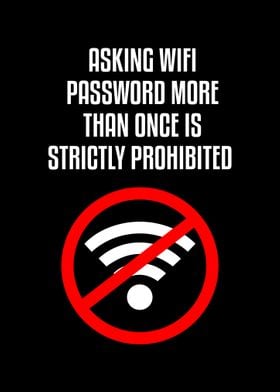 WIFI Sign Wall Art Decor