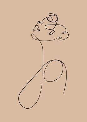 One Line Art Elegant