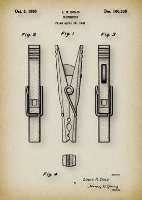 Clothes Pin Patent