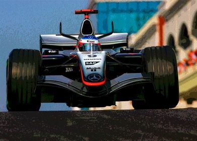 Kimi Raikkonen racing 2005