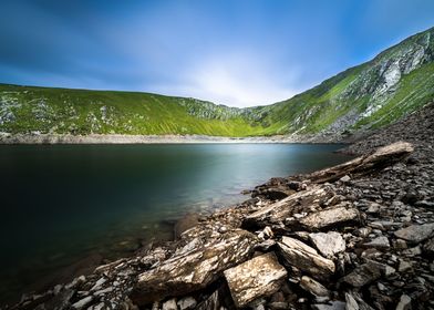 Lake in mountains