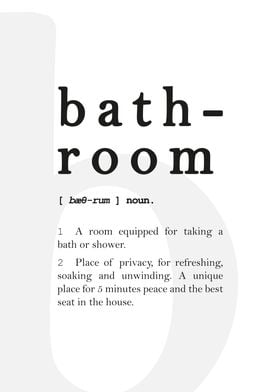 Bathroom Art Definition