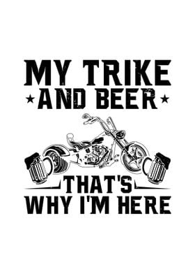 Trike And Beer Triker Gift