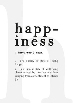 Happiness Art Definition