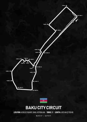 Baku City Circuit Texture