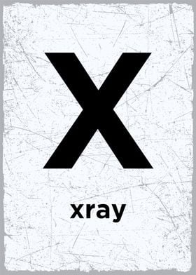 x is for xray