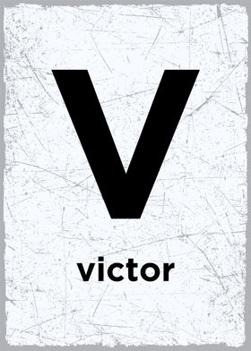 v is for victor