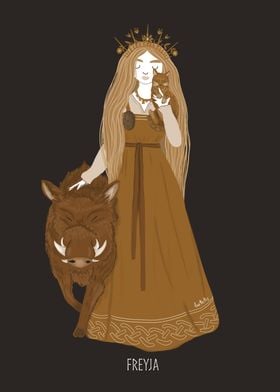 Freya Norse Goddess