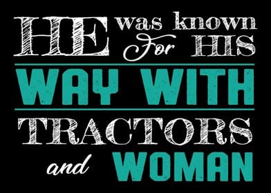 Tractors Women Funny and H