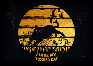 I love Tuxdeo cat