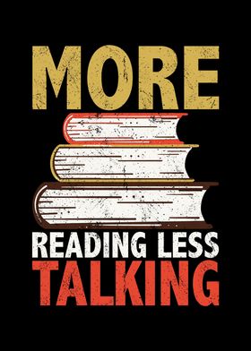More reading less talking