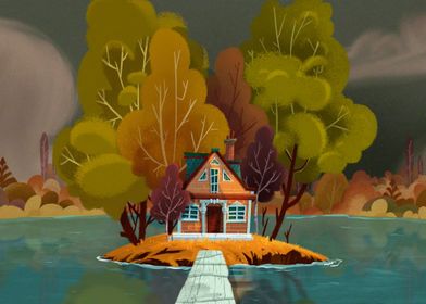 House on the lake