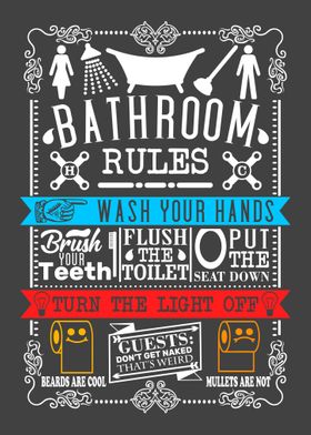 bathroom rules