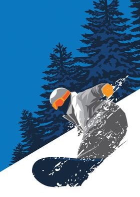 Winter Snowboard