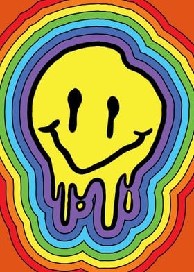 'Kidcore Smiling Face Retro' Poster by AestheticAlex | Displate