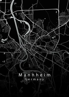 Mannheim City Map